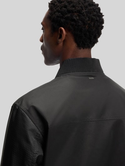 BOSS Bluzon w kroju relaxed fit model 'H-COVER' Czarny 6