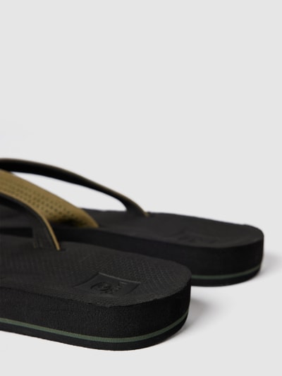 Rip Curl Teenslippers met label in reliëf Zwart - 3