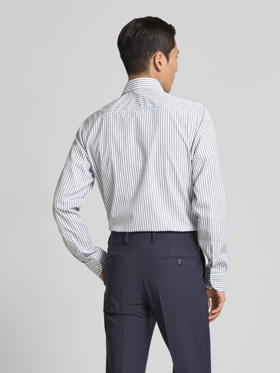 Profuomo Regular Fit Business-Hemd mit Haifischkragen Modell 'Cutaway' Blau 5