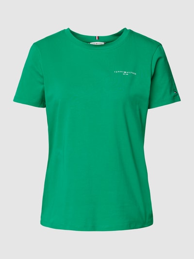 Tommy Hilfiger T-shirt met labelprint, model '1985' Groen - 2