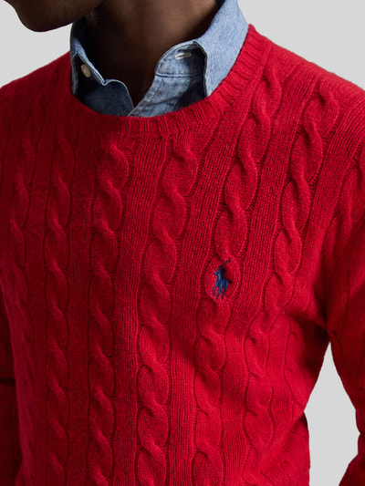 Polo Ralph Lauren Regular Fit Pullover aus Woll-Kaschmir-Mix Rot 3