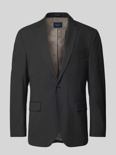 Christian Berg Men 2-Knopf-Sakko mit Reverskragen ´ Black 2