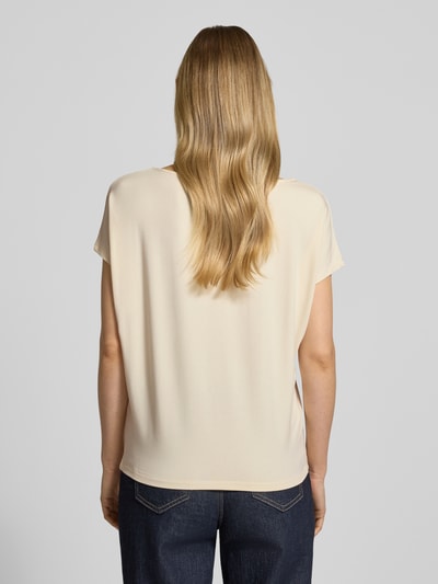 s.Oliver RED LABEL Loose Fit T-Shirt aus Viskose-Mix Ecru 5