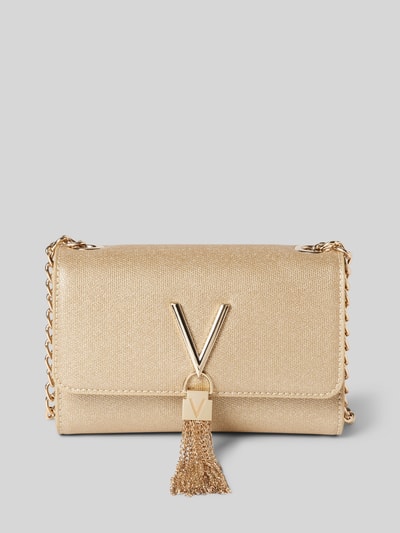 VALENTINO BAGS Crossbody Bag mit Label-Detail Modell 'Divina' Gold 1