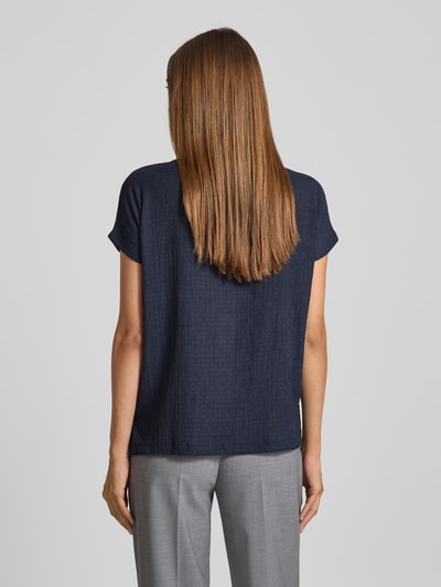 s.Oliver RED LABEL Relaxed Fit T-Shirt mit Stretch-Anteil Marine 5