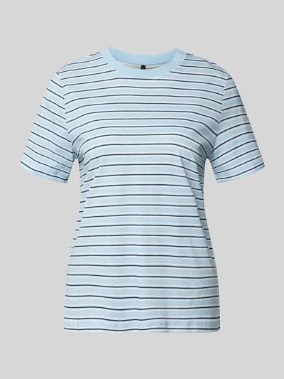 VERO MODA krój regular fit t-shirt z czystej bawełny model 'PAULINA' Jasnożółty 2