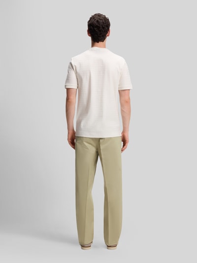 BOSS Regular Fit T-Shirt aus reiner Baumwolle Modell 'H-THOMPSON 321' Offwhite 5