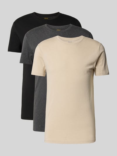 Polo Ralph Lauren Underwear zestaw t-shirtów o kroju regular fit z czystej bawełny w zestawie 3 szt. Piaskowy 1