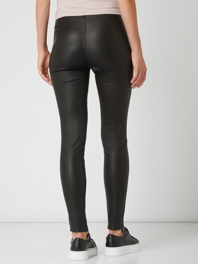 YAS Leggings aus Leder Modell 'Yaszeba' Black 5