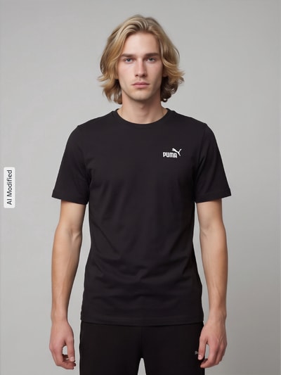 PUMA Performance Regular Fit T-Shirt aus reiner Baumwolle Black 4