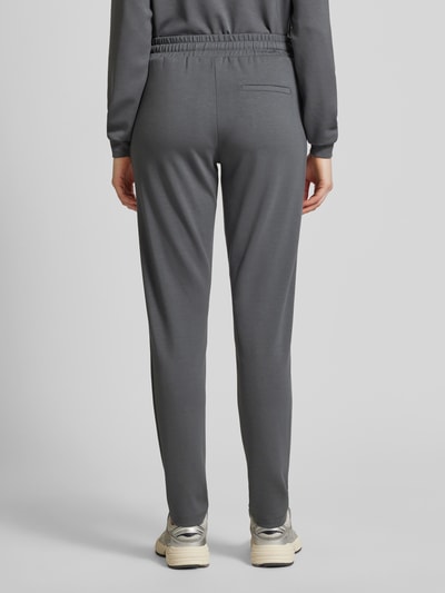 Soyaconcept Slim fit sweatpants met tunnelkoord, model 'BANU' Middengrijs - 5