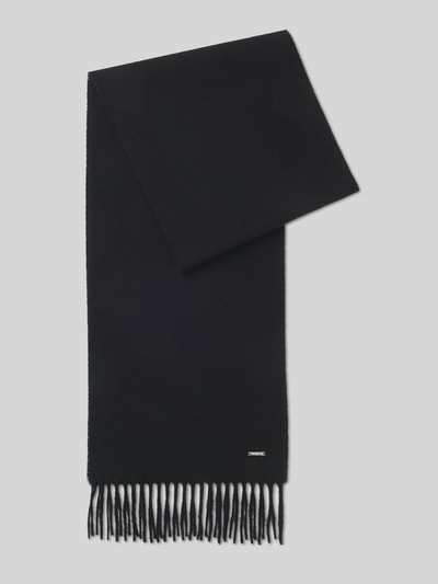 BOSS Sjaal van puur kasjmier, model 'PYETRO_30*190' Zwart - 2
