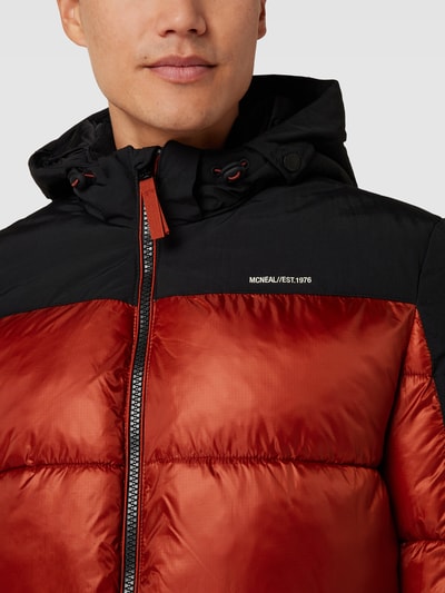 MCNEAL Jacke mit Label-Print Rostrot 3