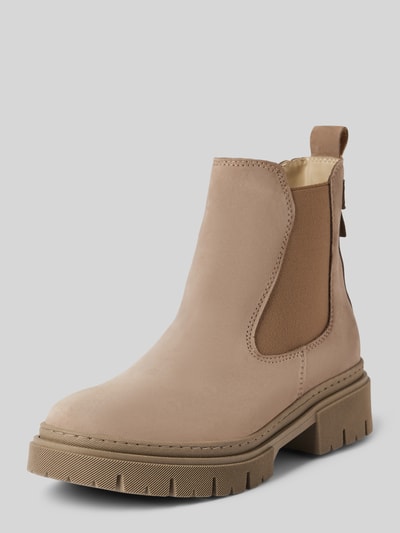 Tamaris Chelsea boots met elastische inzet Lichtbruin - 1