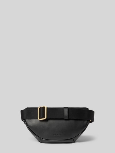 Lauren Ralph Lauren Bauchtasche aus Rindsleder mit Label-Applikation Modell 'MARCY' Black 4