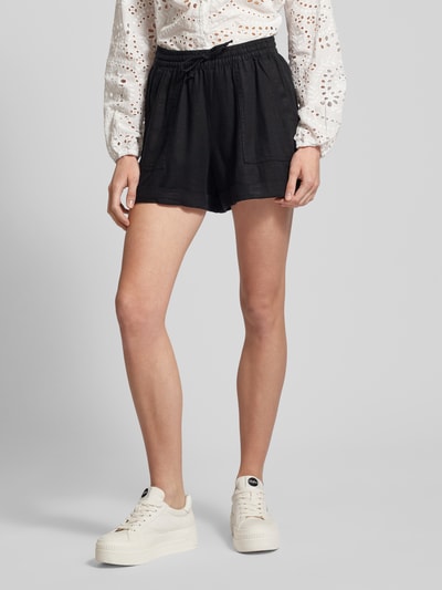 Tom Tailor Denim Shorts met elastische band Zwart - 4