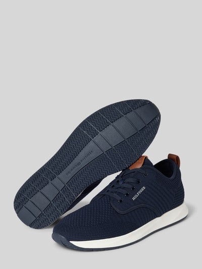 Tommy Hilfiger Sneakersy niskie z wytłoczonym logo Granatowy 4