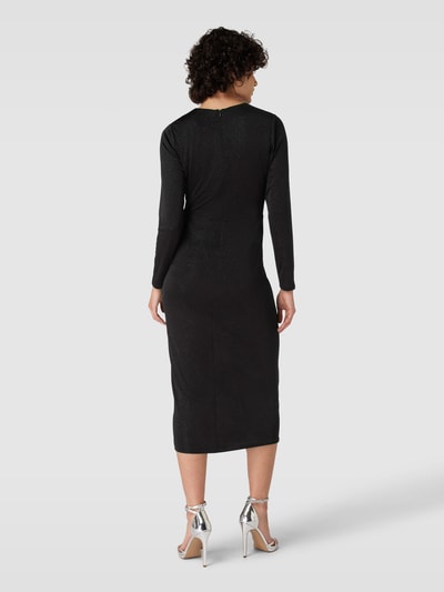 V by Vera Mont Knielanges Cocktailkleid mit Raffungen Black 5