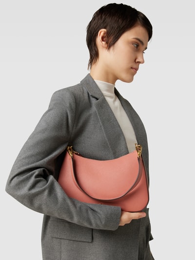 Lauren Ralph Lauren Handtasche aus Rindsleder mit Label-Applikation Modell 'DANNI' Pink 1
