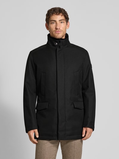 JOOP! Collection Kurzmantel mit verdecktem Reißverschluss Modell 'DARRY' Black 4