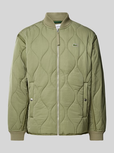 Lacoste Blouson mit Stehkragen Oliv 2