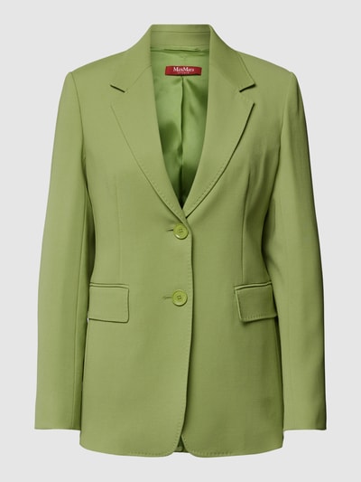 Max Mara Studio Blazer mit Reverskragen Modell 'ROSETTA' Hellgruen 2