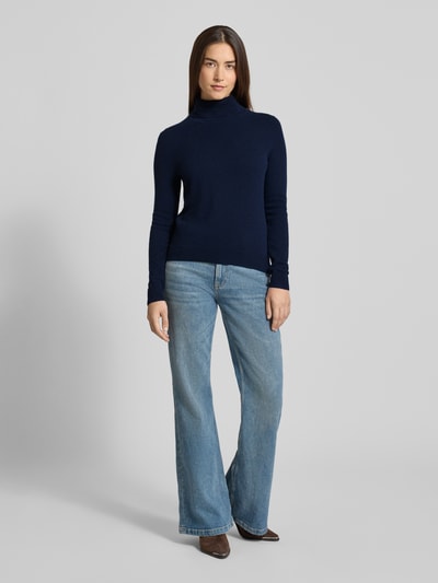 Christian Berg Woman Strickpullover aus reinem Kaschmir Dunkelblau 1