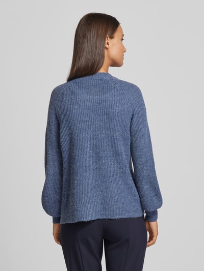 Fransa Cardigan met steekzakken, model 'eretta' Blauw - 5