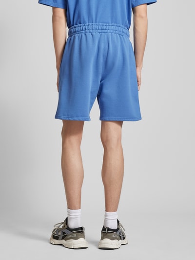 Pegador Regular Fit Sweatshorts mit Label-Print Blau 5