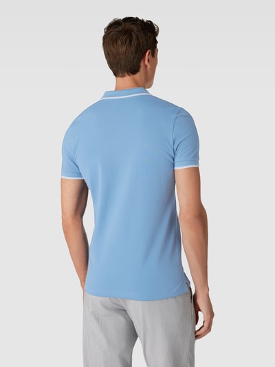 JOOP! JEANS Koszulka polo z wyhaftowanym logo model ‘Agnello’ Jasnoniebieski 5