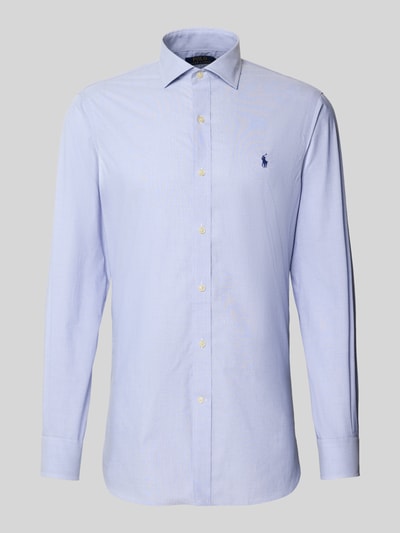 Polo Ralph Lauren Koszula biznesowa o kroju regular fit z wyhaftowanym logo Błękitny 2