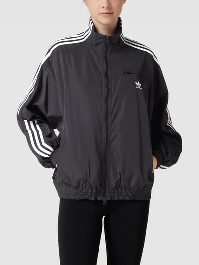 adidas Originals Trainingsjacke mit Label-Stitching Black 4