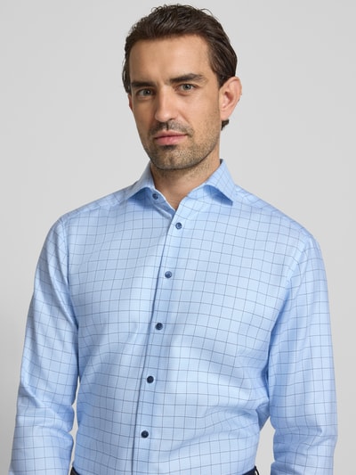 OLYMP Modern fit zakelijk overhemd met kentkraag Bleu - 3