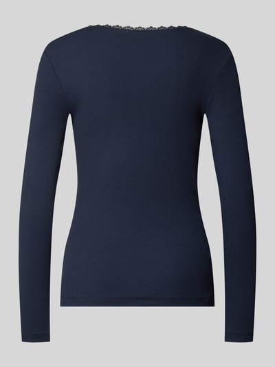 Christian Berg Woman Pyjama-Oberteil aus Baumwoll-Mix Dunkelblau 3