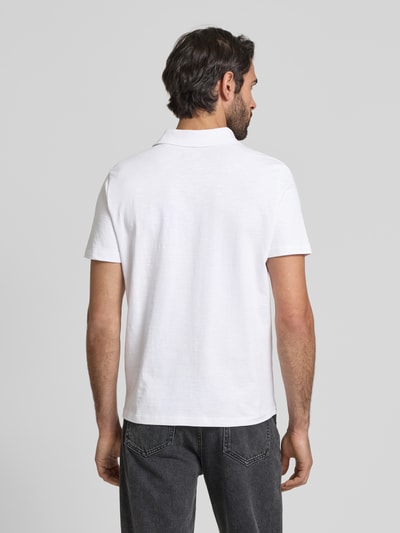 MCNEAL Poloshirt mit V-Ausschnitt Weiss 5
