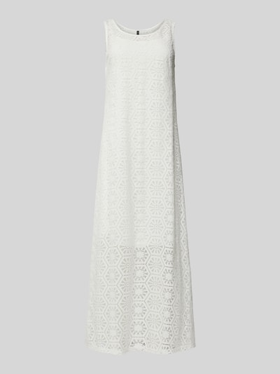 Vero Moda Długa sukienka z ażurowym wzorem model ‘HONEY’ Biały 2