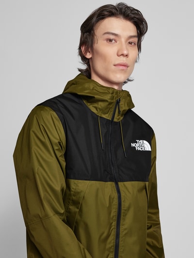 The North Face Jack met labelstitching, model 'MOUNTAIN' Olijfgroen - 3