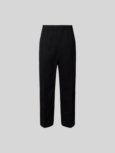 MAISON KITSUNÉ Regular Fit Stoffhose aus Baumwolle Black 2