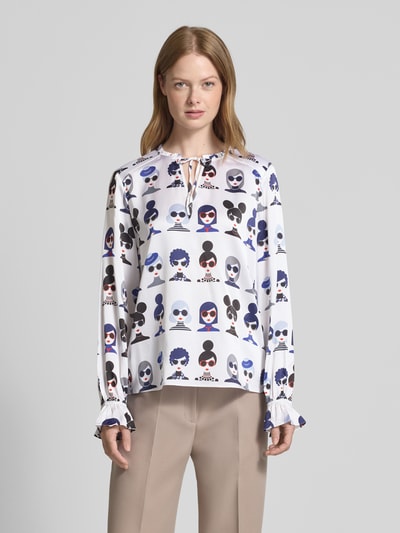 Herzensangelegenheit Blouseshirt van zijdemix Offwhite - 4