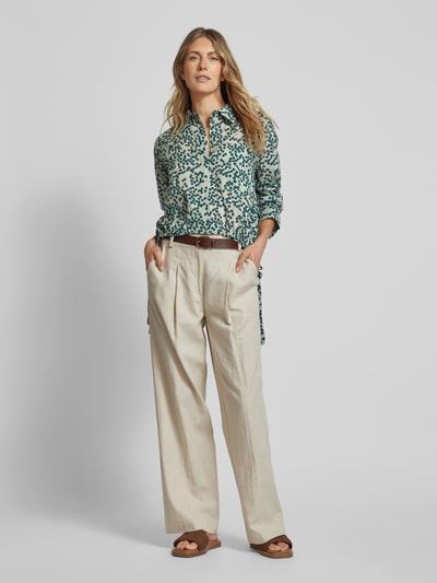 Marc O'Polo Blouse met borstzak Mintgroen - 1