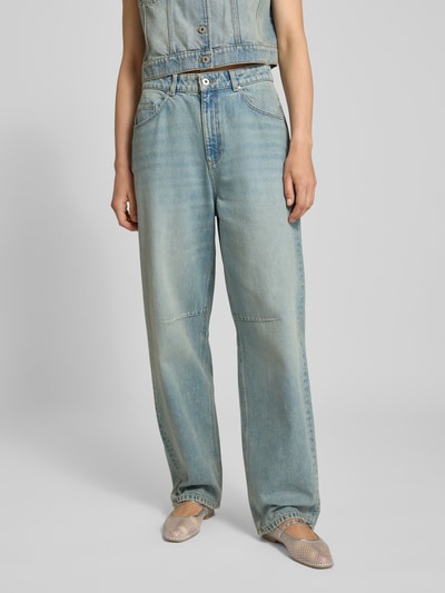 Jake*s Casual Baggy Fit Jeans im 5-Pocket-Design Jeansblau 4