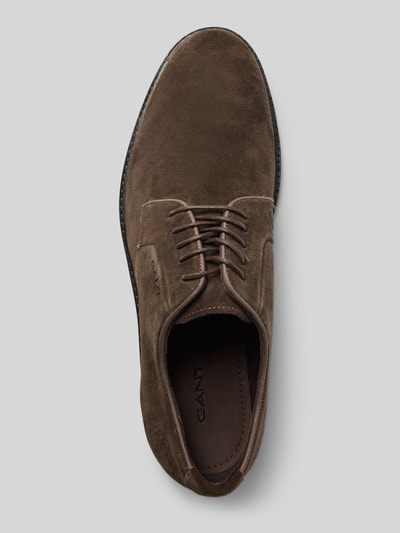 Gant Buty sznurowane z wytłoczonym logo model ‘Bidford’ Ciemnobrązowy 3