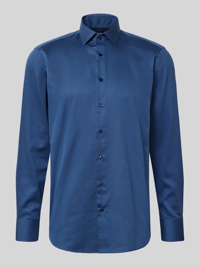 Christian Berg Men Regular Fit Businesshemd mit Kentkragen Marine 2