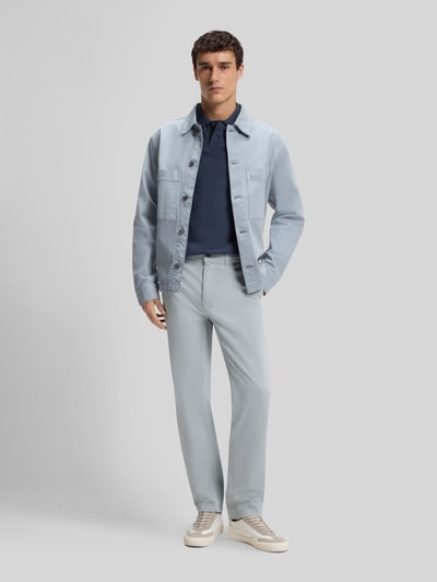 BOSS Orange Chinos o kroju regular fit z mieszanki bawełny Jasnoszary 1