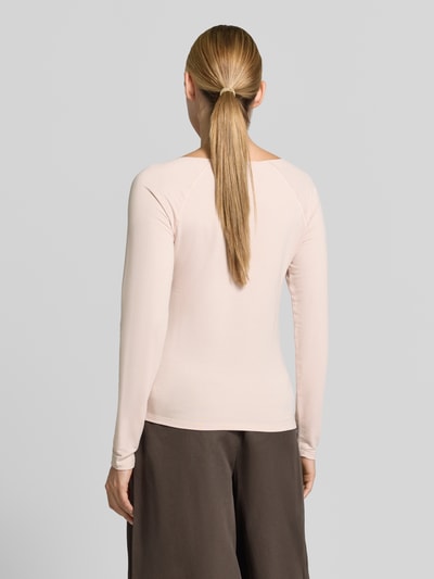 monari Regular fit shirt met lange mouwen van viscosemix Rosé - 5