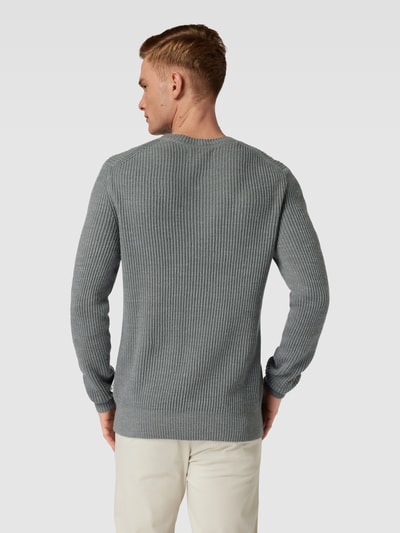 Marc O'Polo Strickpullover mit Rundhalsausschnitt Anthrazit 5