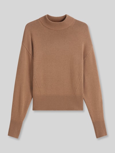 HUGO Loose Fit Pullover aus Woll-Mix Modell 'Sorellenio' Beige 2