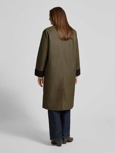 Gant Gewachster Mantel mit Knopfleiste Dunkelgruen 5