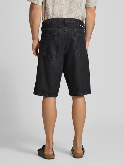 ARMEDANGELS Loose Fit Jeansshorts aus Baumwoll-Mix Modell 'BAGGY' Dunkelgrau 5