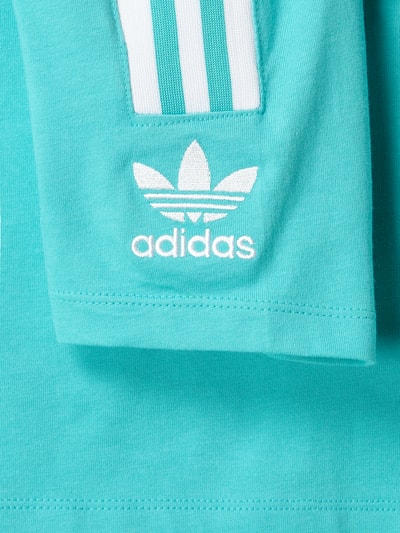 adidas Originals T-Shirt mit Logo-Streifen Mint 4